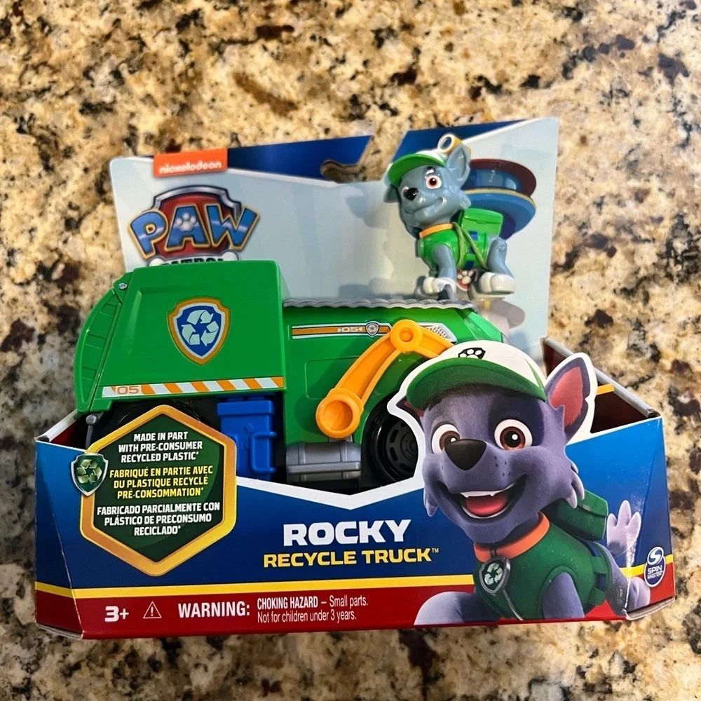 NEW PAW Patrol, Rocky’s Recycle Truck with Figure